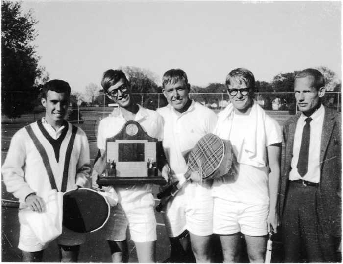 Carleton Tennis team, probably 1966