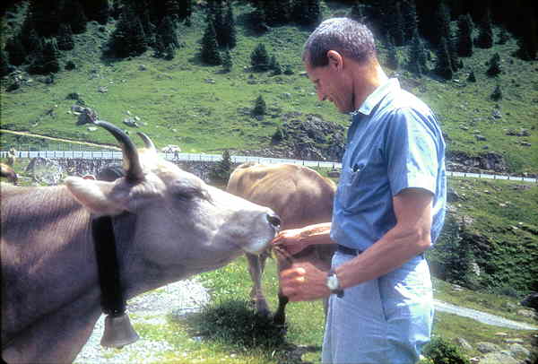 In Switzerland, Susten Pass trip, 1964