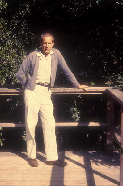 At Christopher's house in Mill Valley CA, 1963